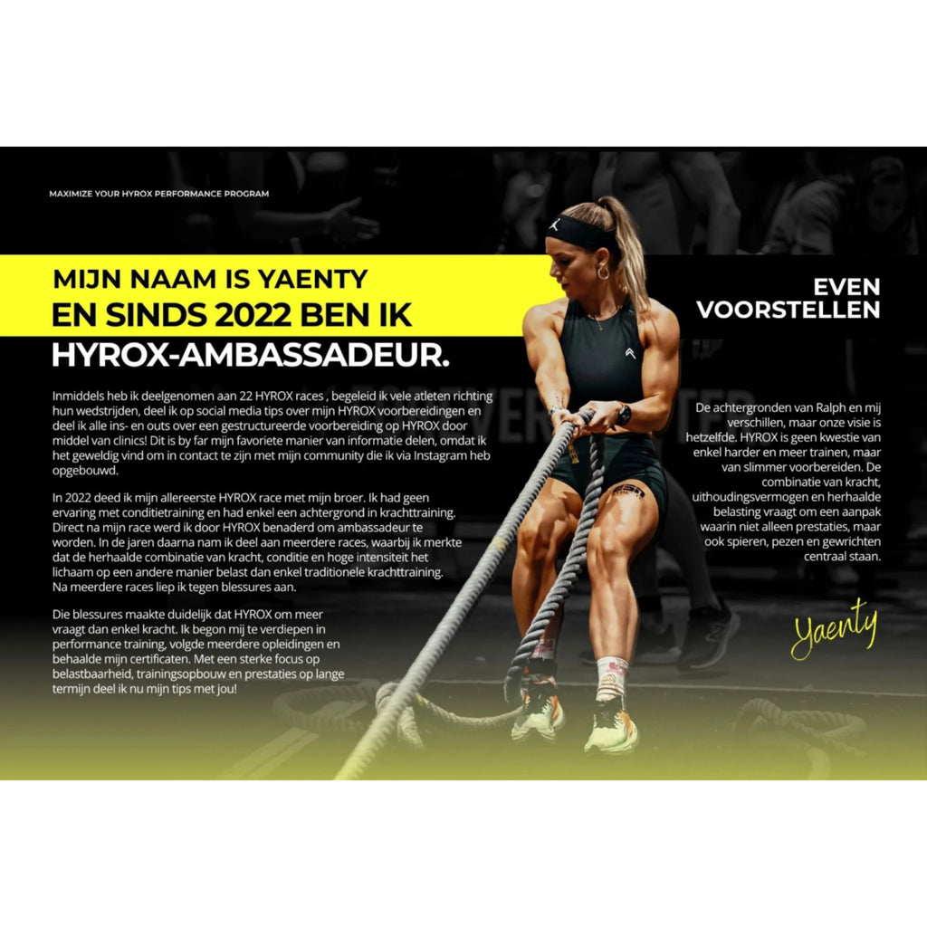 MAXIMIZE YOUR HYROX PERFORMANCE PROGRAM