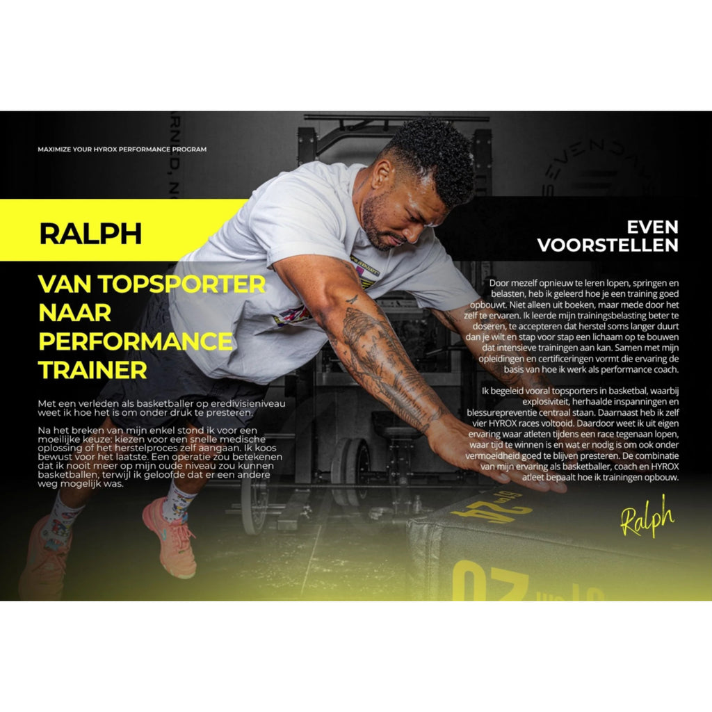 MAXIMIZE YOUR HYROX PERFORMANCE PROGRAM
