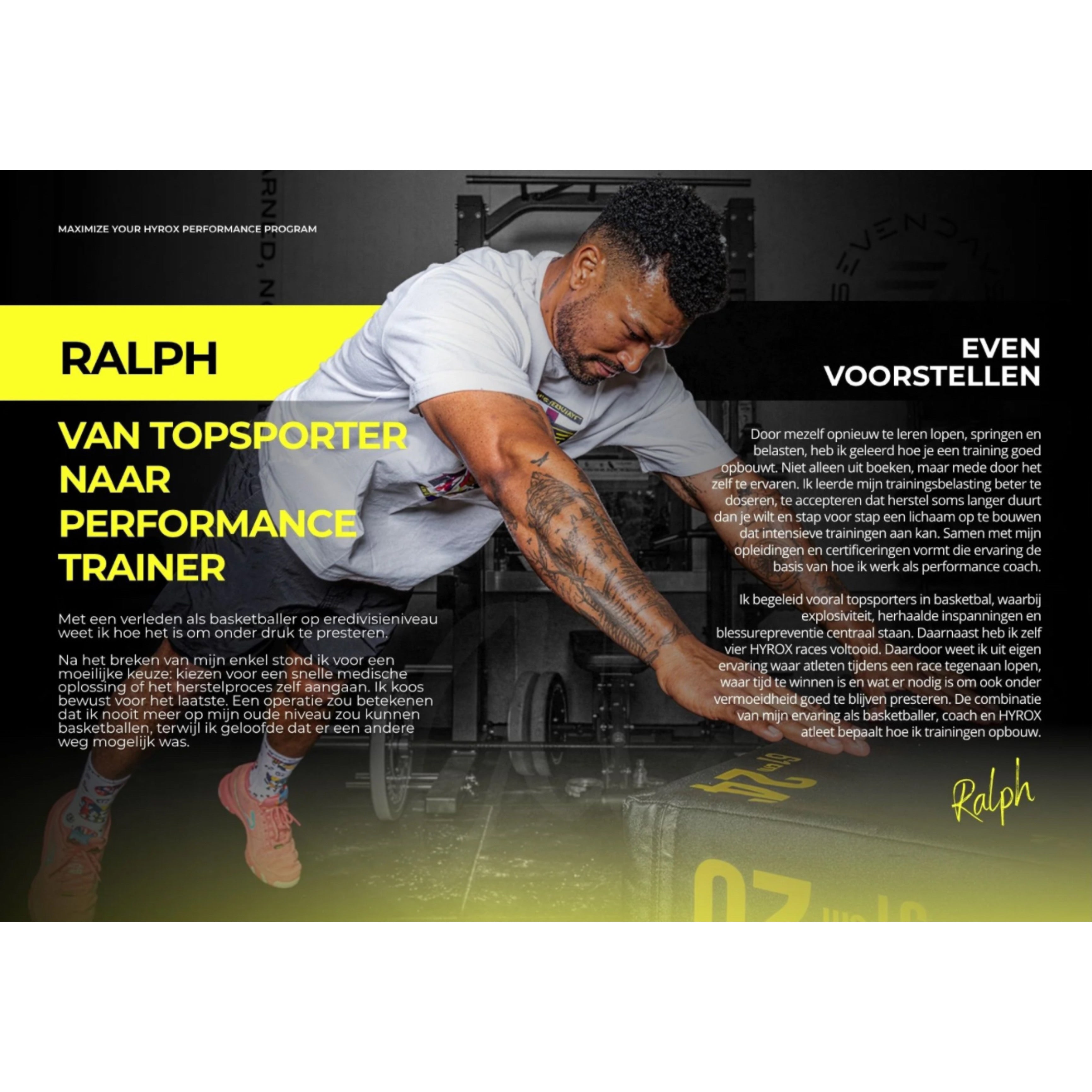 MAXIMIZE YOUR HYROX PERFORMANCE PROGRAM